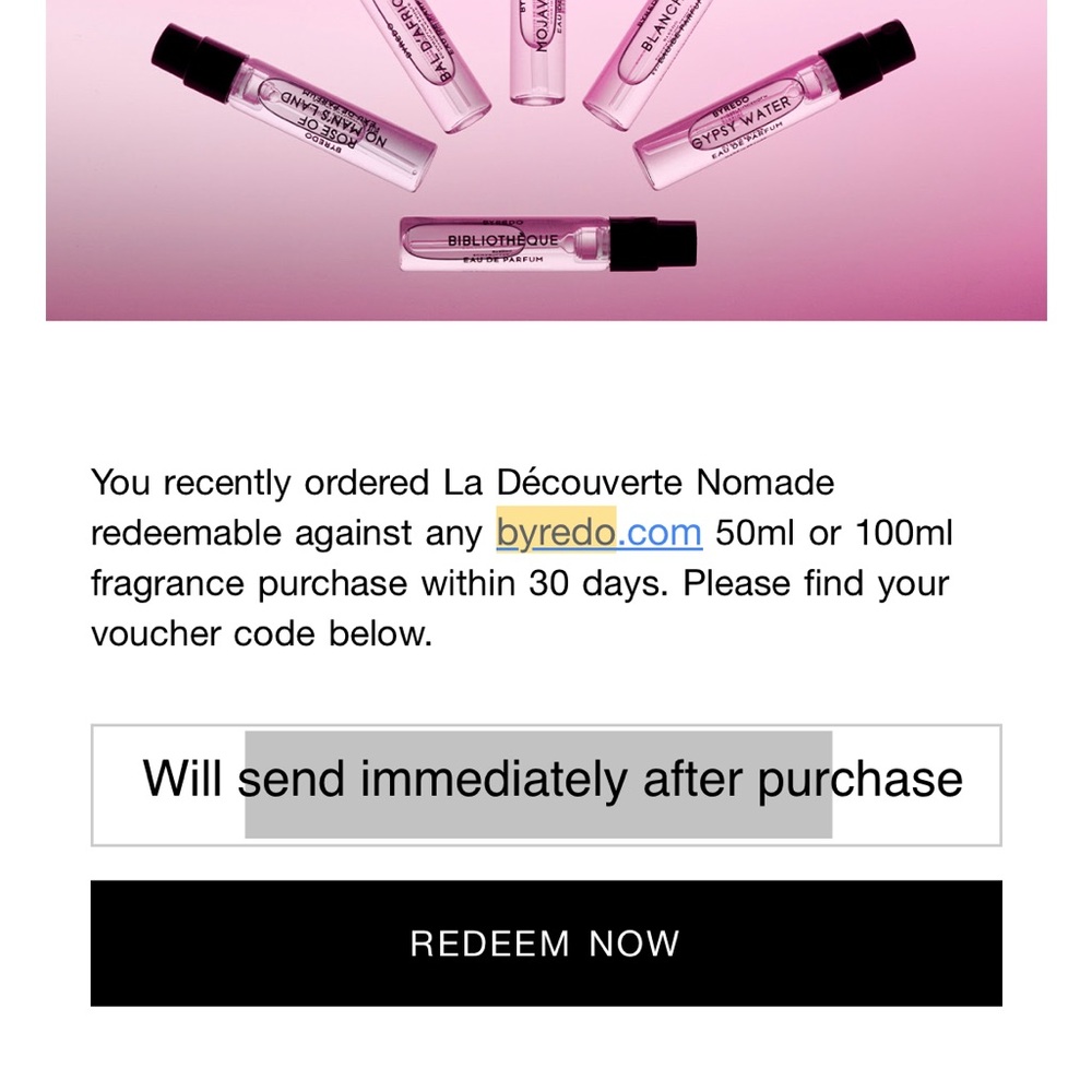 Byredo Nomade Discovery Set AND $20 VOUCHER (expires 10/10/25)!! - Picture 5 of 5